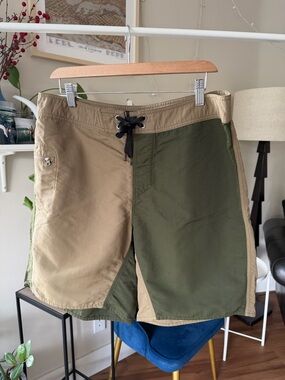 Patagonia Board Men's Two-Tone Khaki & Olive Shorts